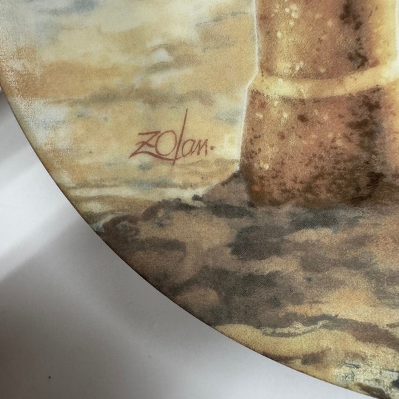 Donald Zolan Beach Break Collector Plate Friendship 1987 Pemberton Oakes - Picture 2 of 6